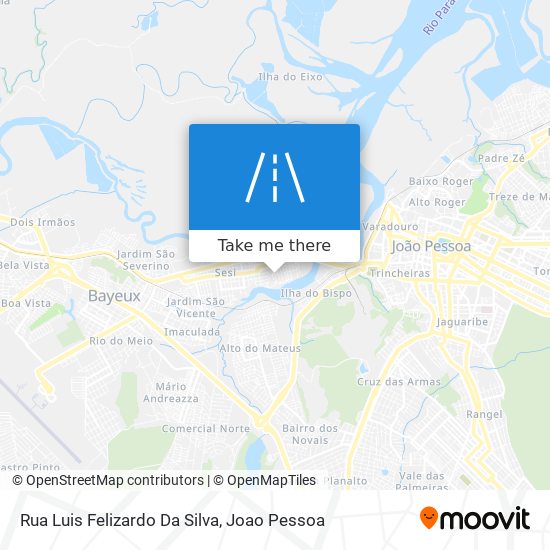 Rua Luis Felizardo Da Silva map