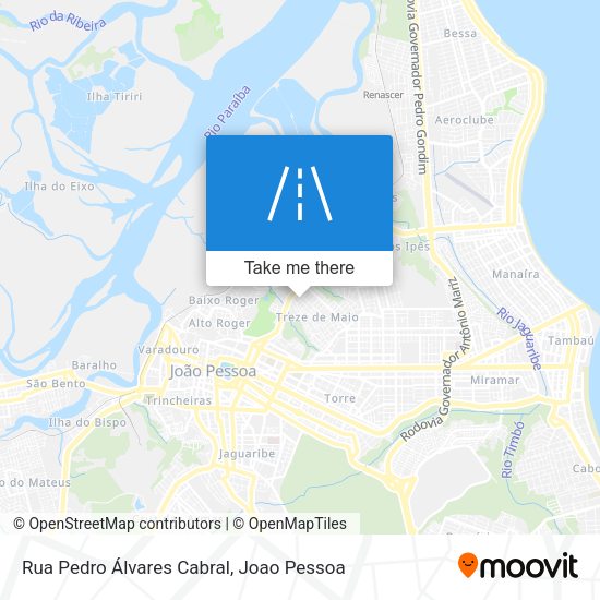 Rua Pedro Álvares Cabral map