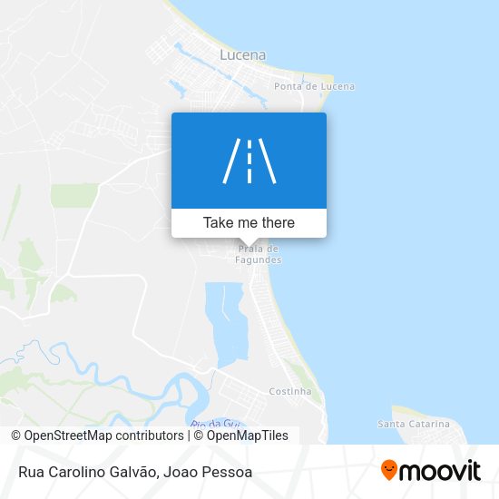 Rua Carolino Galvão map