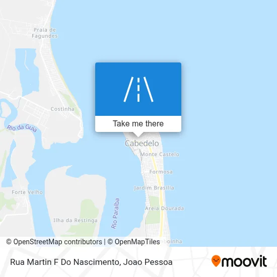 Rua Martin F Do Nascimento map