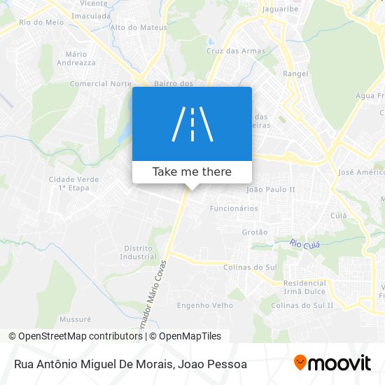 Mapa Rua Antônio Miguel De Morais