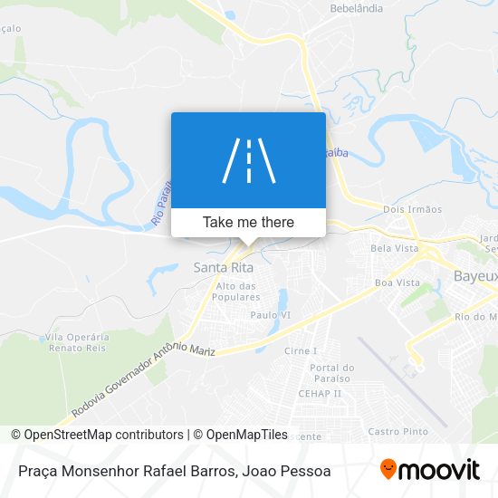 Praça Monsenhor Rafael Barros map
