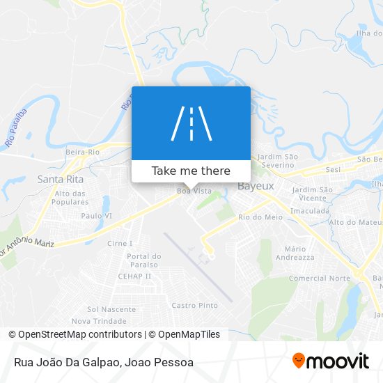 Rua João Da Galpao map