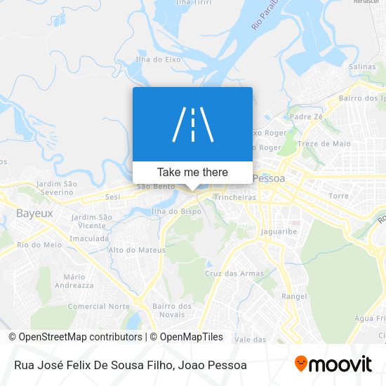 Rua José Felix De Sousa Filho map