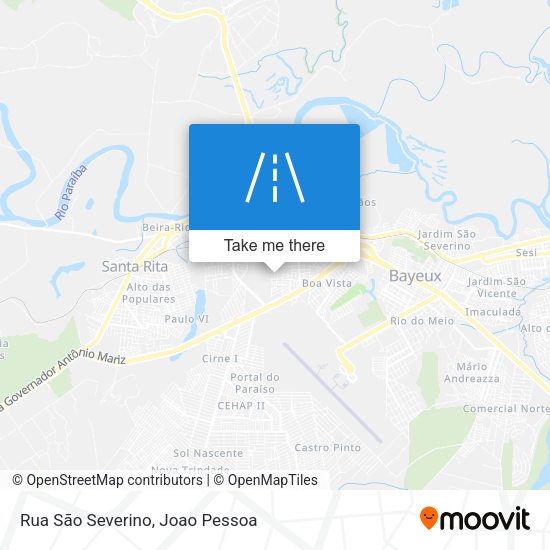 Rua São Severino map