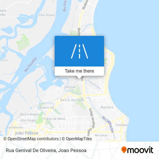 Rua Genival De Oliveira map