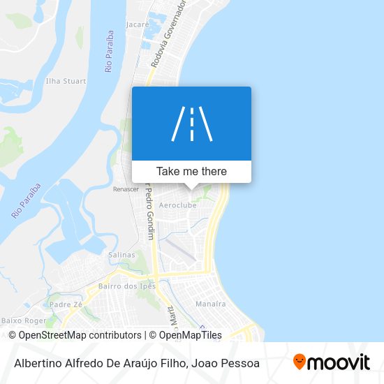 Albertino Alfredo De Araújo Filho map