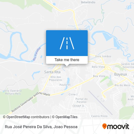 Rua José Pereira Da Silva map