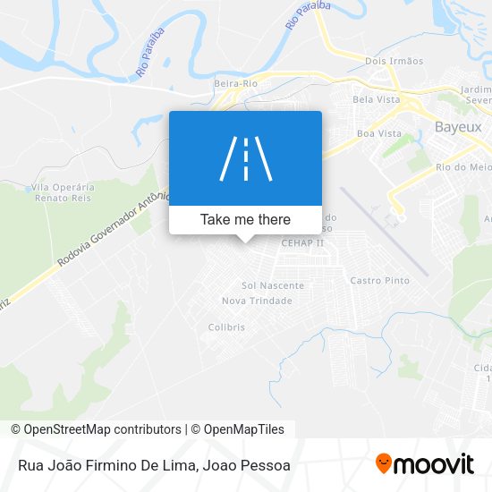 Rua João Firmino De Lima map