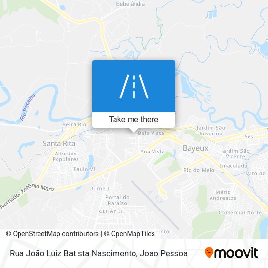 Rua João Luiz Batista Nascimento map