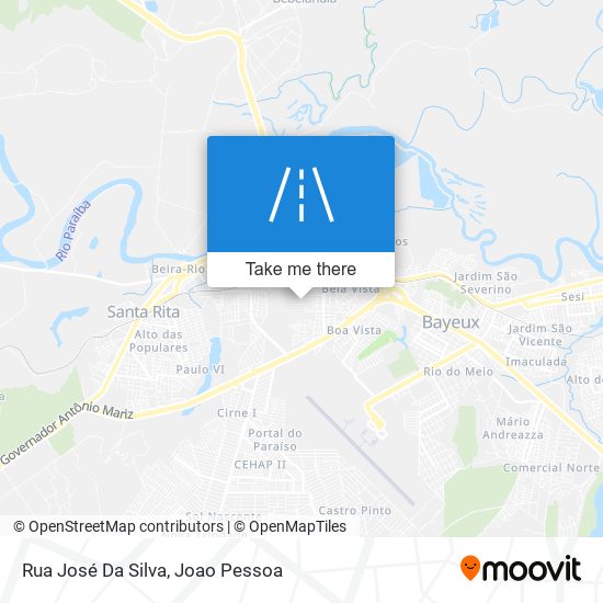 Rua José Da Silva map