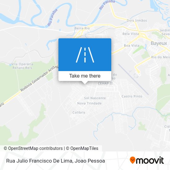 Rua Julio Francisco De Lima map