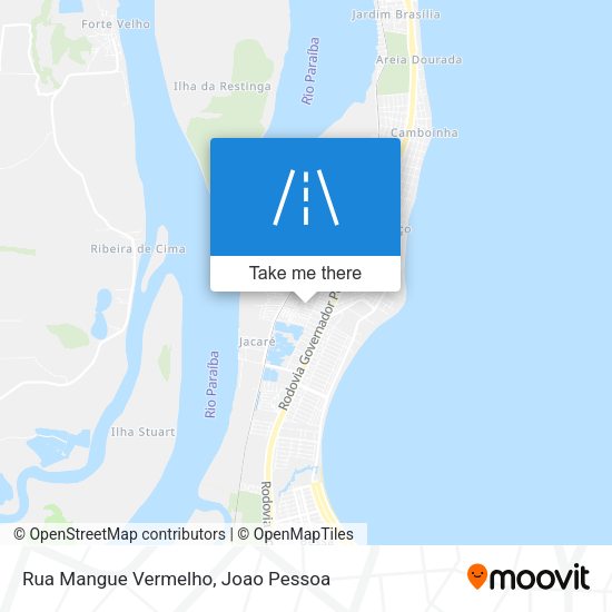 Rua Mangue Vermelho map