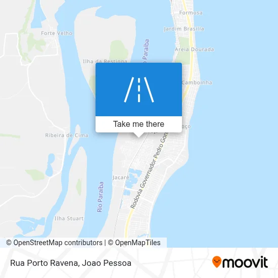 Rua Porto Ravena map