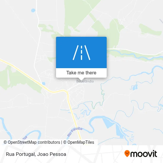 Rua Portugal map