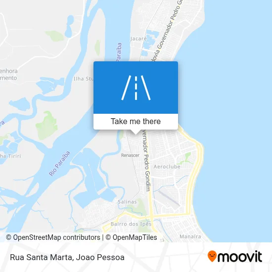 Rua Santa Marta map