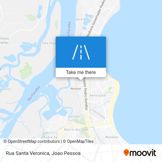 Rua Santa Veronica map