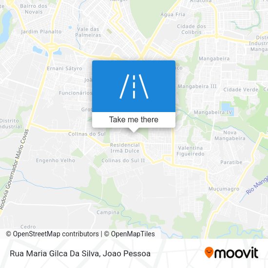 Rua Maria Gilca Da Silva map