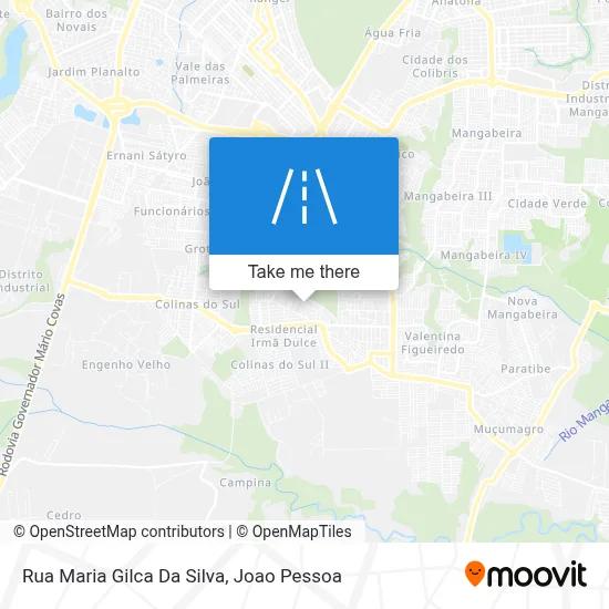 Rua Maria Gilca Da Silva map