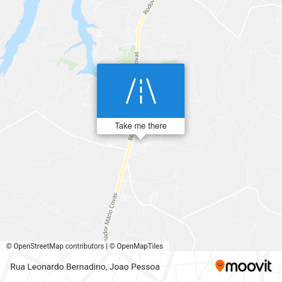Rua Leonardo Bernadino map