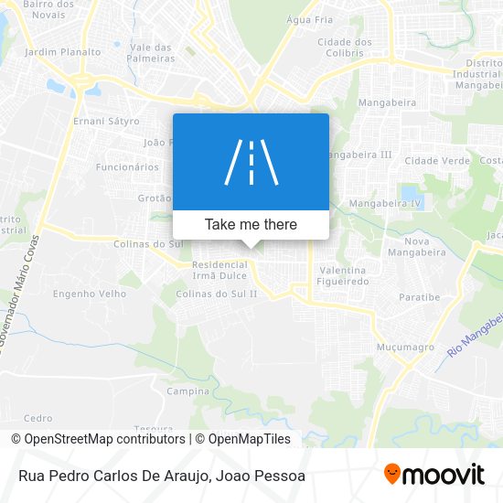 Rua Pedro Carlos De Araujo map