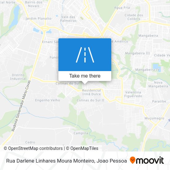 Rua Darlene Linhares Moura Monteiro map