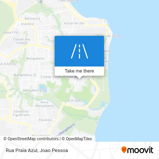Rua Praia Azul map