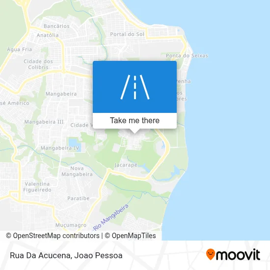 Rua Da Acucena map