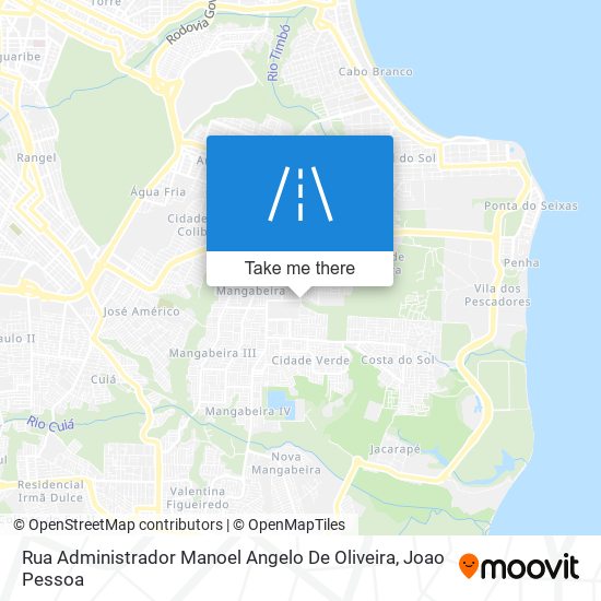 Mapa Rua Administrador Manoel Angelo De Oliveira