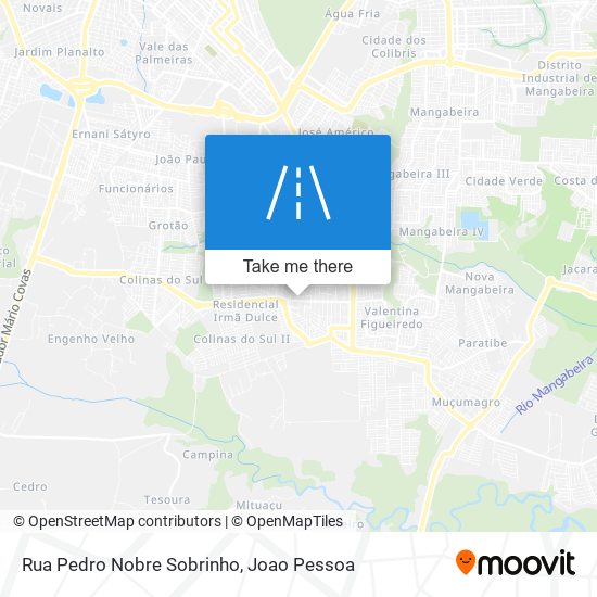 Mapa Rua Pedro Nobre Sobrinho