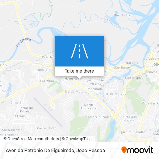 Avenida Petrônio De Figueiredo map