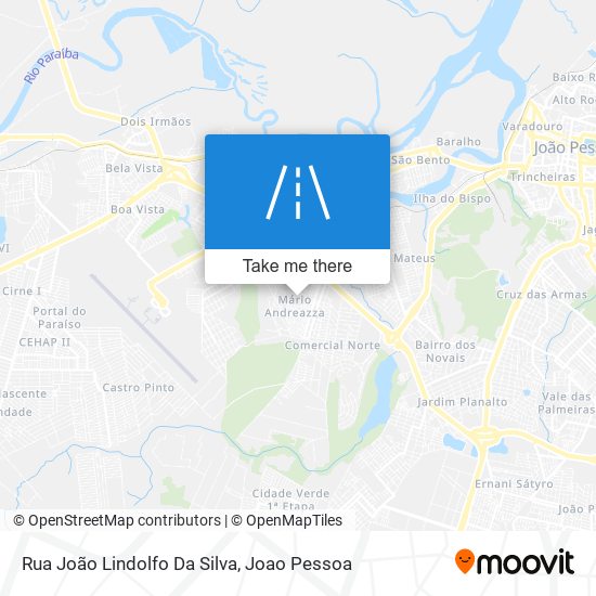 Rua João Lindolfo Da Silva map