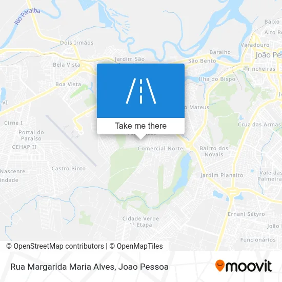 Rua Margarida Maria Alves map