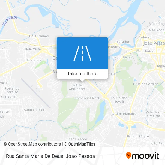 Rua Santa Maria De Deus map
