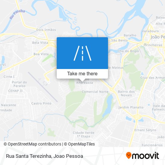 Mapa Rua Santa Terezinha