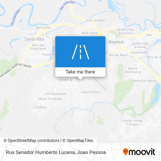 Rua Senador Humberto Lucena map