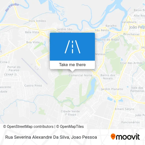 Rua Severina Alexandre Da Silva map