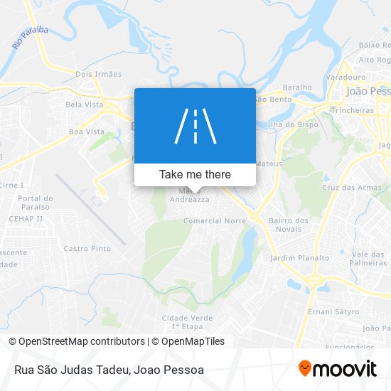 Rua São Judas Tadeu map