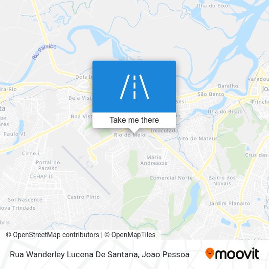 Rua Wanderley Lucena De Santana map