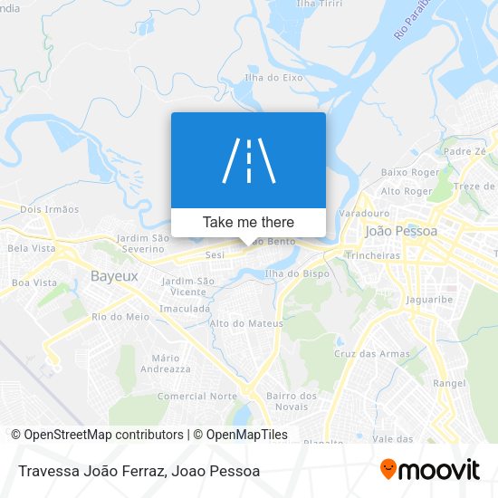 Travessa João Ferraz map
