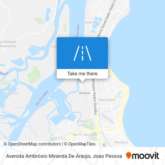 Avenida Ambrósio Miranda De Araújo map