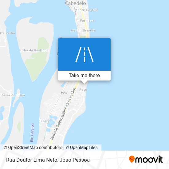 Rua Doutor Lima Neto map