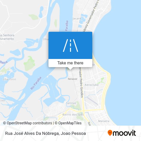 Rua José Alves Da Nóbrega map