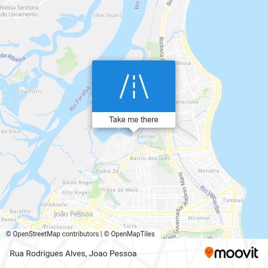 Rua Rodrigues Alves map