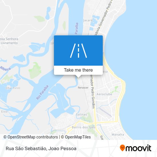 Rua São Sebastião map