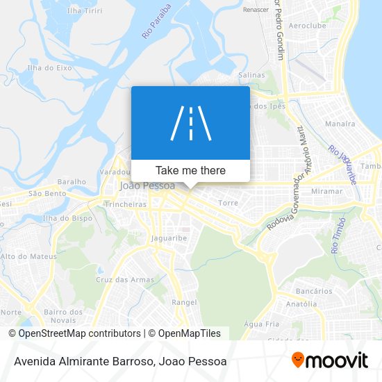 Avenida Almirante Barroso map