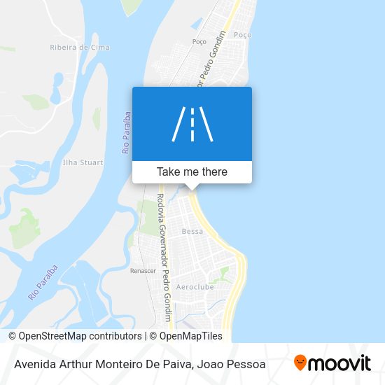 Avenida Arthur Monteiro De Paiva map