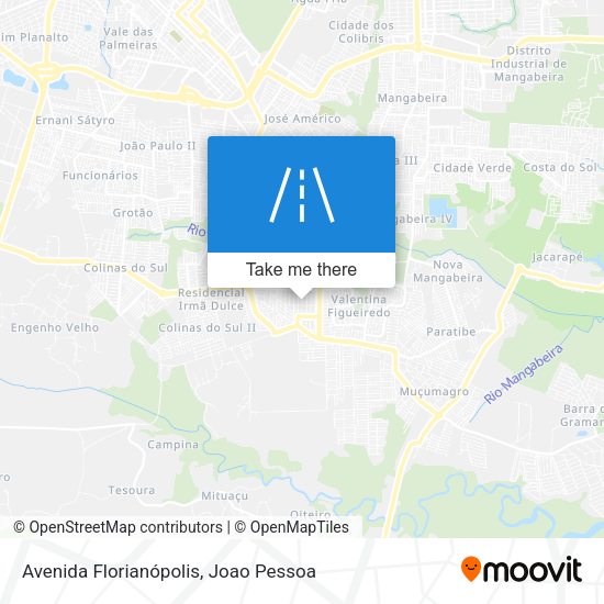 Avenida Florianópolis map