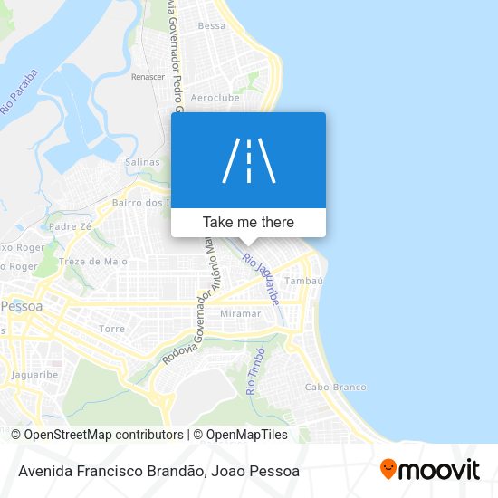 Avenida Francisco Brandão map