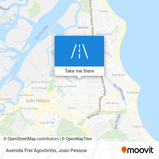 Avenida Frei Agostinho map